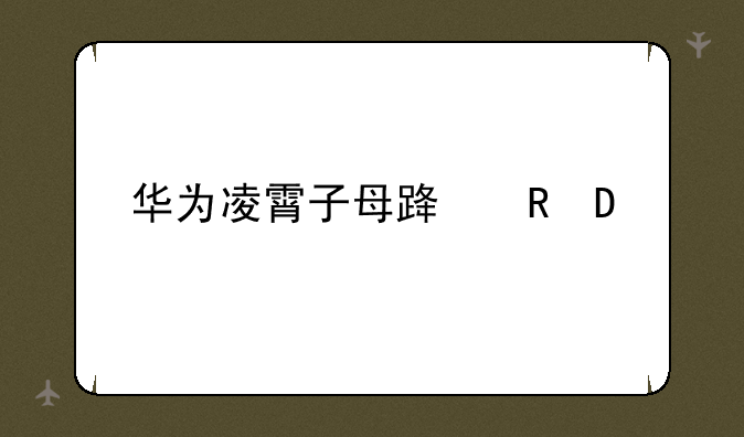 华为凌霄子母路由Q6/Q6E怎么配置？