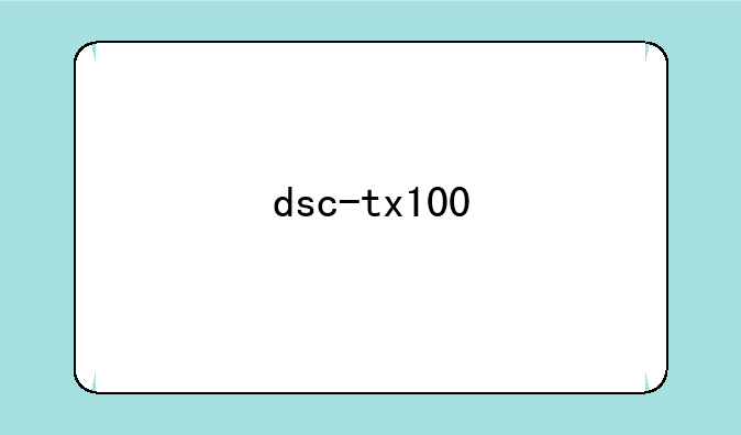 dsc-tx100