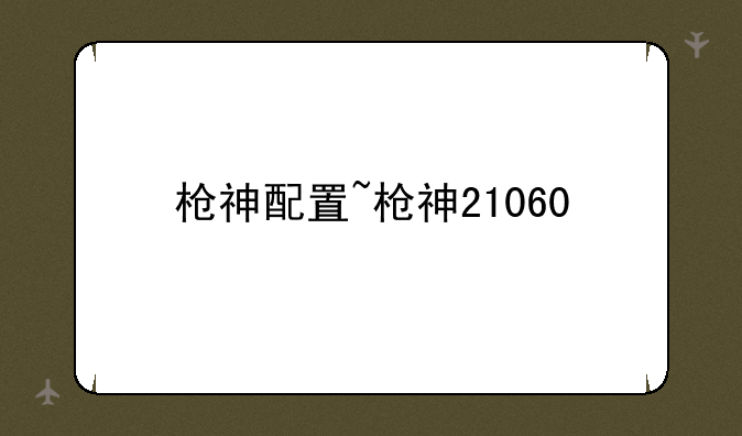枪神配置~枪神21060