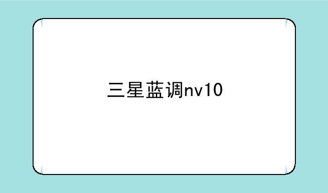 三星蓝调nv10