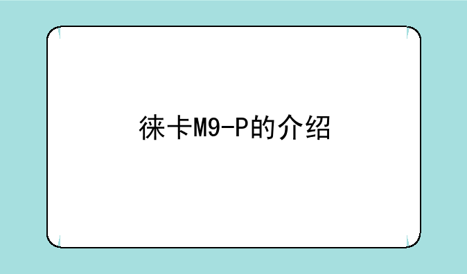 徕卡M9-P的介绍