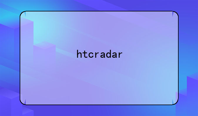 htcradar