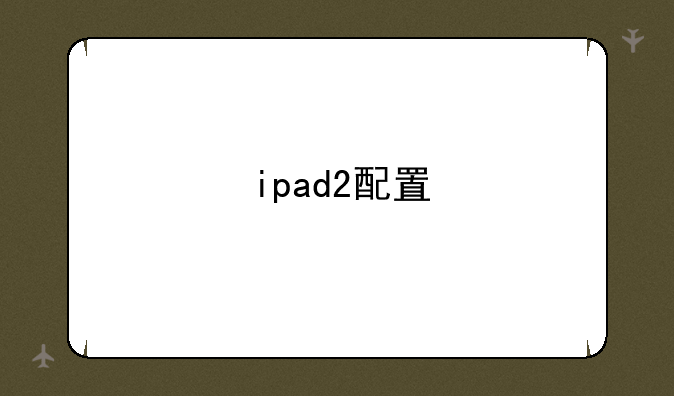 ipad2配置