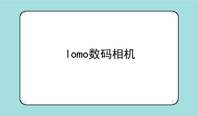 lomo数码相机